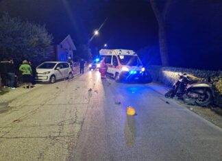 Incidente a Bellocchi di Fano, grave motociclista di 30 anni