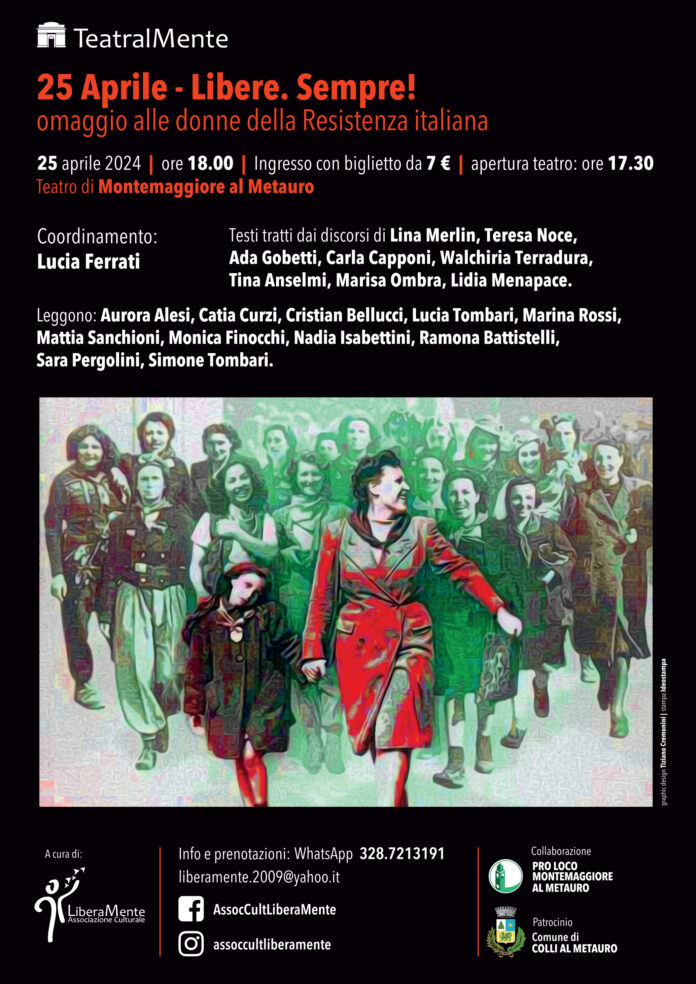 2024.4.25_25 Aprile - Libere.Sempre!_locandina