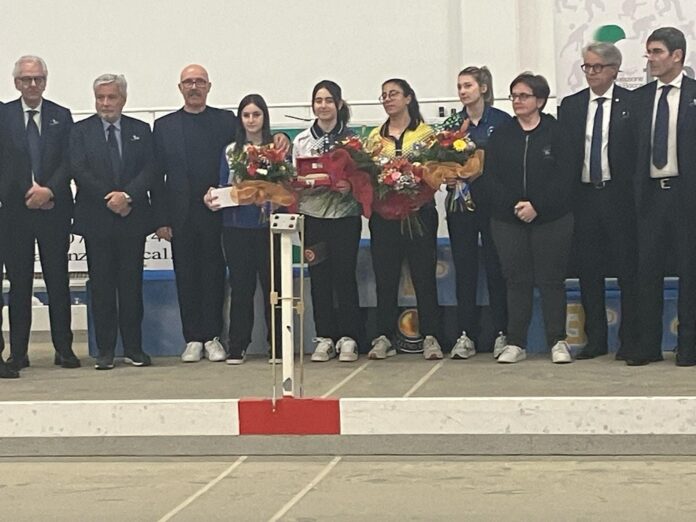 Gruppo tiro di precisione a Sambucheto con Ginevra Cannuli e Beatrice Cesoroni