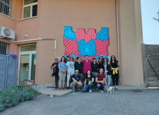 Inaugurato alla Comunità Acquaviva di Cagli il murales inclusivo “Vietato perdere la speranza”