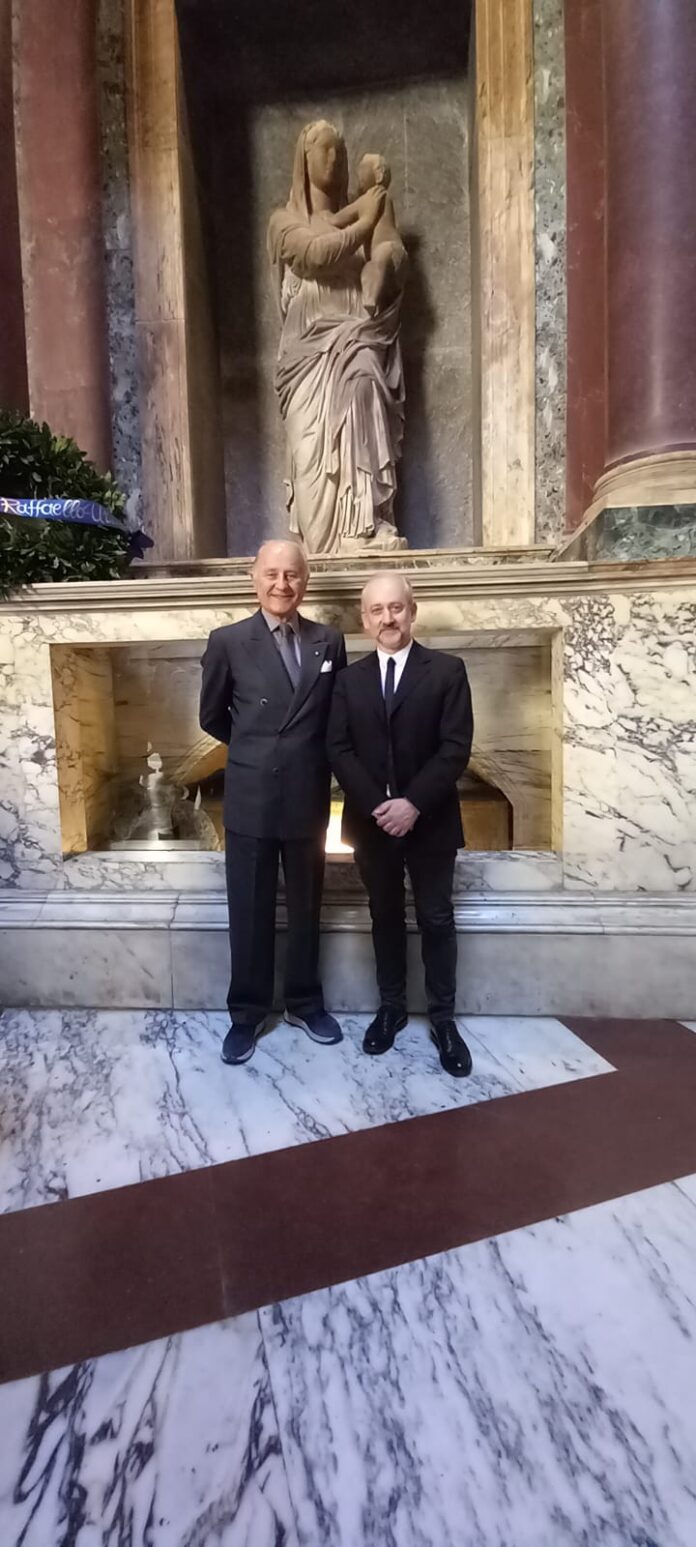 Tomba Raffaello Pantheon Giorgio Girelli e Luigi Bravi .