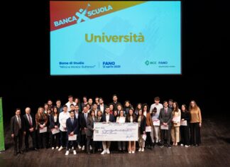 Impegno e merito, BCC Fano li premia con le borse di studio