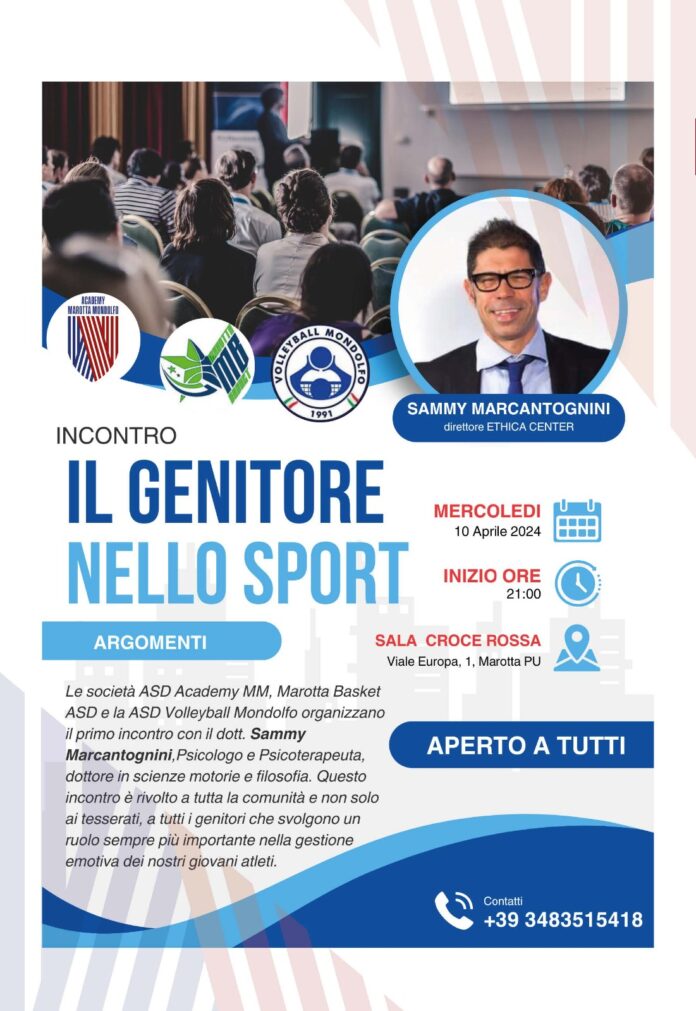 marotta incontro il genitore nello sport