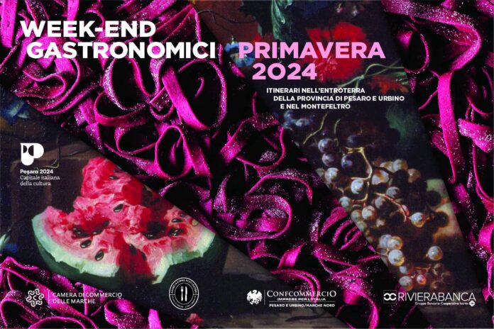 week end gastronomici primavera 2024