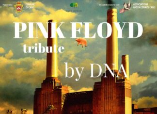 Esibizione della tribute band DNA Pink Floyd a Cagli