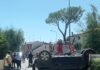 Fano, vettura cappotta a Centinarola. Ferito il conducente