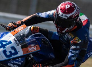 Mondiale Superbike 2024 di Supersport 300, il fanese Gaggi è settimo nella generale