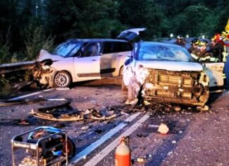 Incidente tra Cagli e Cantiano (serata di ieri): cinque feriti