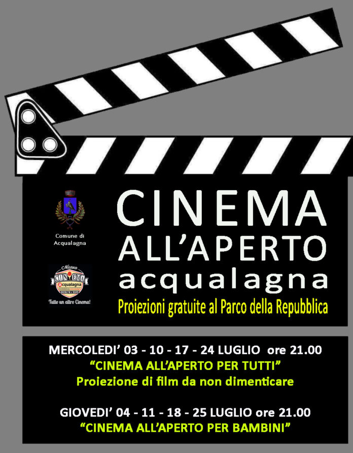 Acqualagna Cinema all'aperto 2024