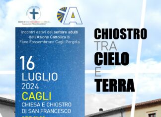 Chiostro: tra cielo e terra: appuntamento a Cagli il 16 luglio, a Fano il 24 luglio