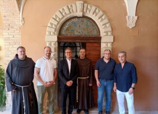 Chiostro e antico refettorio del Santuario del Beato Sante a Mombaroccio, inaugurati i lavori di restauro