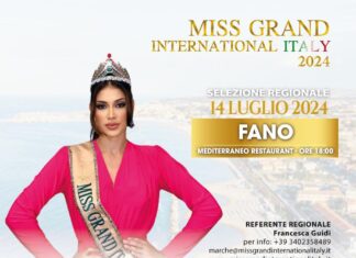Fano, “Marche è Bellezza”: torna per il quarto anno consecutivo il concorso internazionale di Miss Grand International Italy
