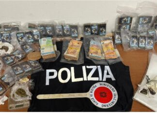 Valle del Metauro, la Polizia di Stato arresta giovane italiano con diversi chili di sostanze stupefacenti
