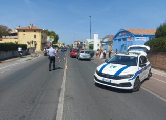 Fano, tamponamento multiplo sull’Adriatica: coinvolte quattro auto
