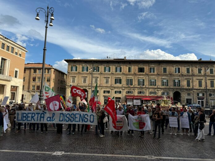 Manifestazione contro Ddl sicurezza
