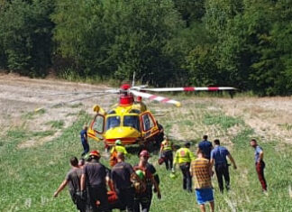 Fossombrone: salvato cacciatore precipitato in un dirupo
