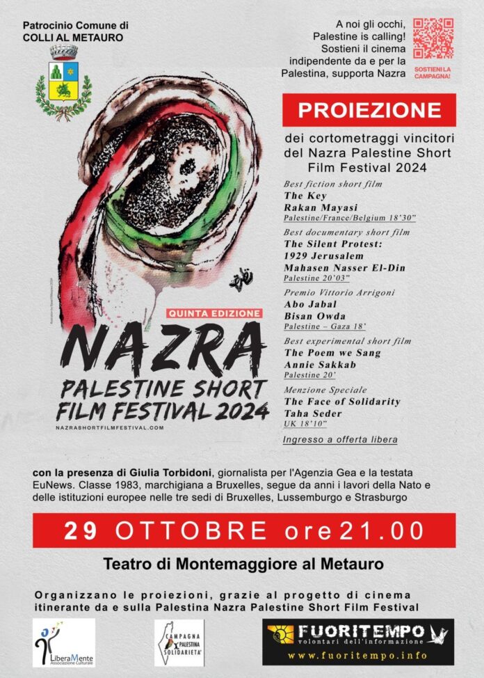 2024.10.29_NAZRA-Palestine Short Film Festival_locandina