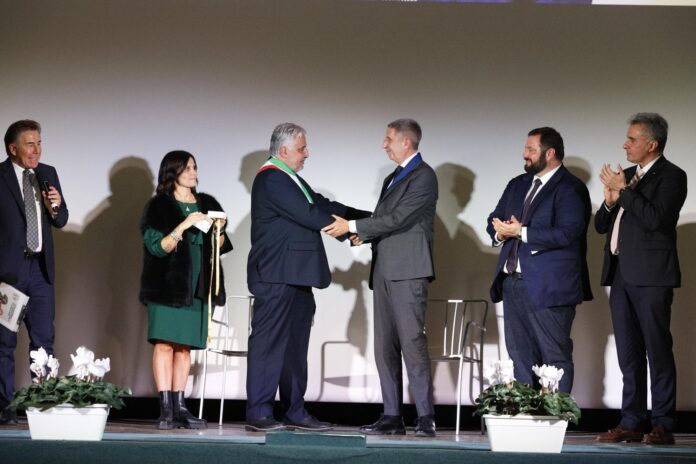 Cerimonia di consegna Premio Ruscella d'Oro al direttore del Tg1