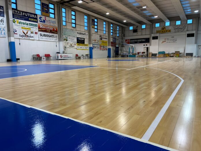 Fermignano, il nuovo parquet