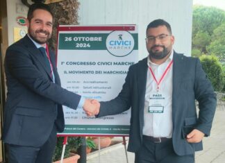 Il primo Congresso dei Civici Marche fa il pieno! Matteo Pompei eletto presidente