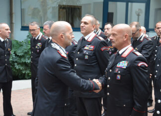 La visita del Comandante della Legione Carabinieri “Marche” al Comando Provinciale Carabinieri di Pesaro-Urbino