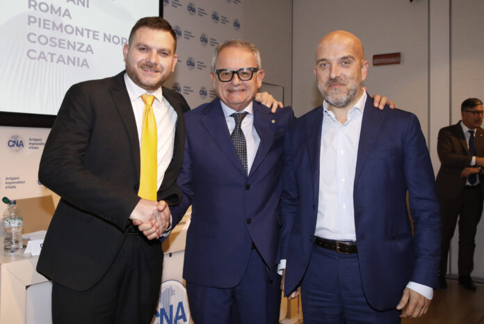 ROMA 23 OTTOBRE 2024 INCONTRO CNA DAVANTI A TUTTINELLA FOTO PREMIAZIONI