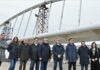 Posato l’ultimo blocco del ponte ciclopedonale Senigallia-Marotta