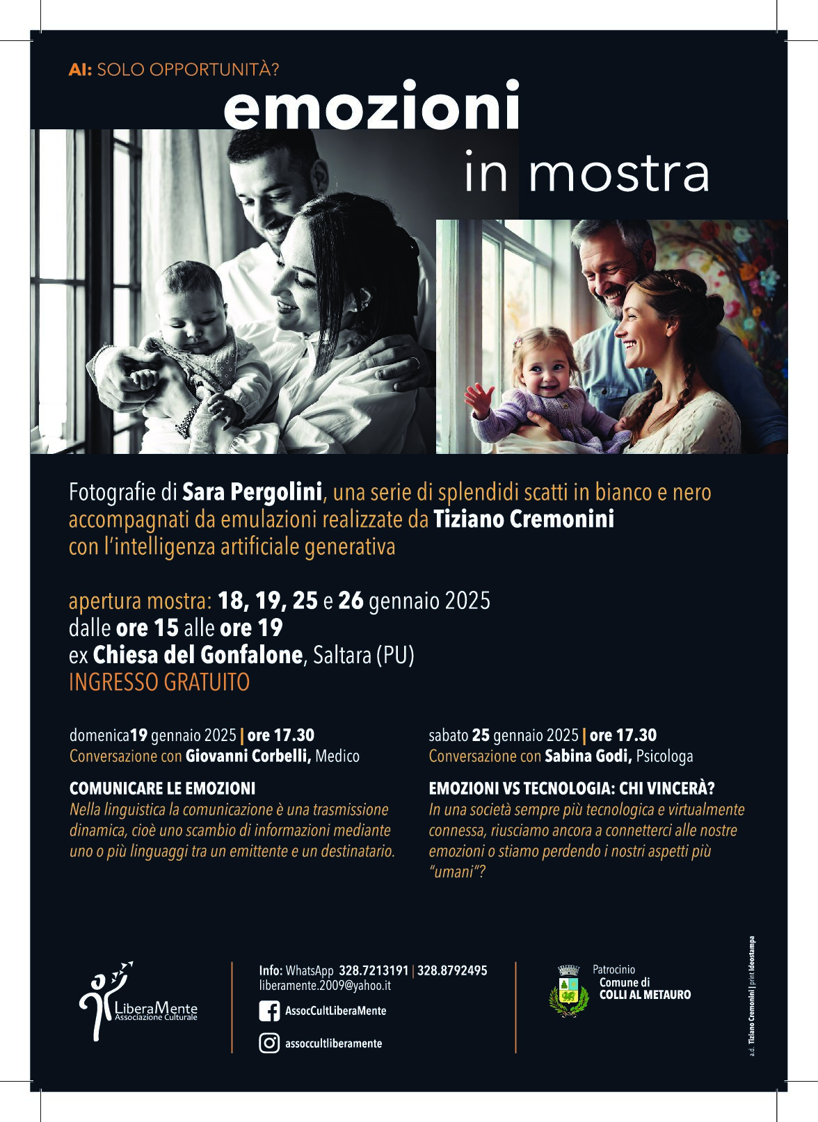“Emozioni in mostra” – mostra fotografica a Saltara di Sara Pergolini