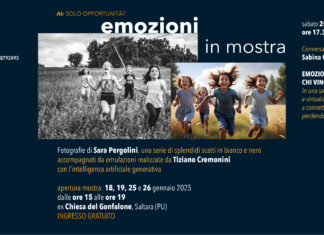 “Emozioni vs tecnologia: chi vincerà”. Sabato 25 gennaio dalle 17.30 alle 19 a Saltara