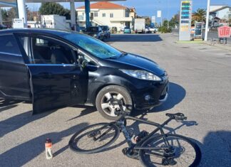 Fano, scontro auto-bici sull’Adriatica: ferito ciclista di 60 anni