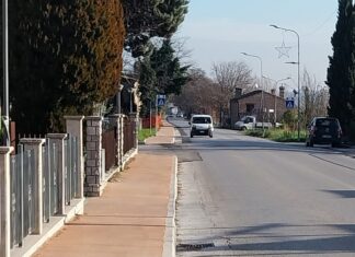 Colli al Metauro, inaugurazione dei marciapiedi