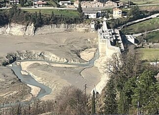 Gruppo M5S Montefeltro: “Forte preoccupazione per la diga di Mercatale, oggi c’è solo fango”