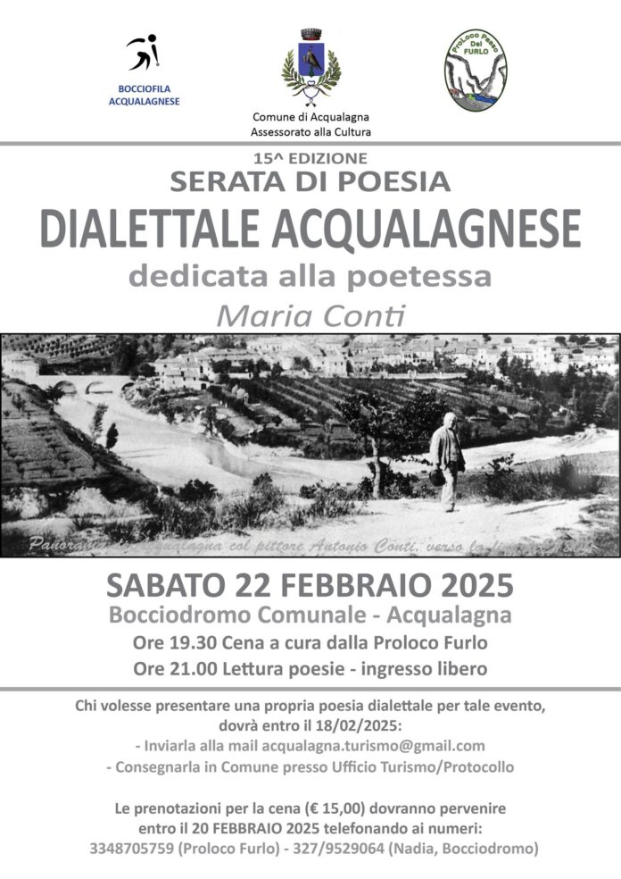 Serata dialettale Acqualagna