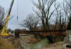 Varato il ponte a Padiglione di Tavullia verso Vallefoglia. Ciclovia del Foglia verso il rush finale