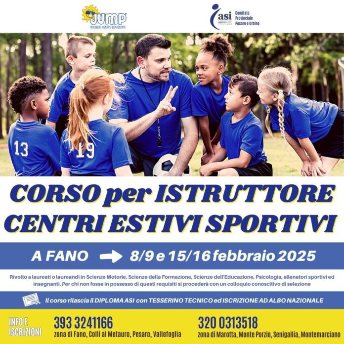 corso istruttore centri estivi asi 2025