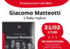 Urbino Rinasce – Oriano Giovanelli, Fornaro scrive la biografia completa e aggiornata di un politico scomodo: Matteotti