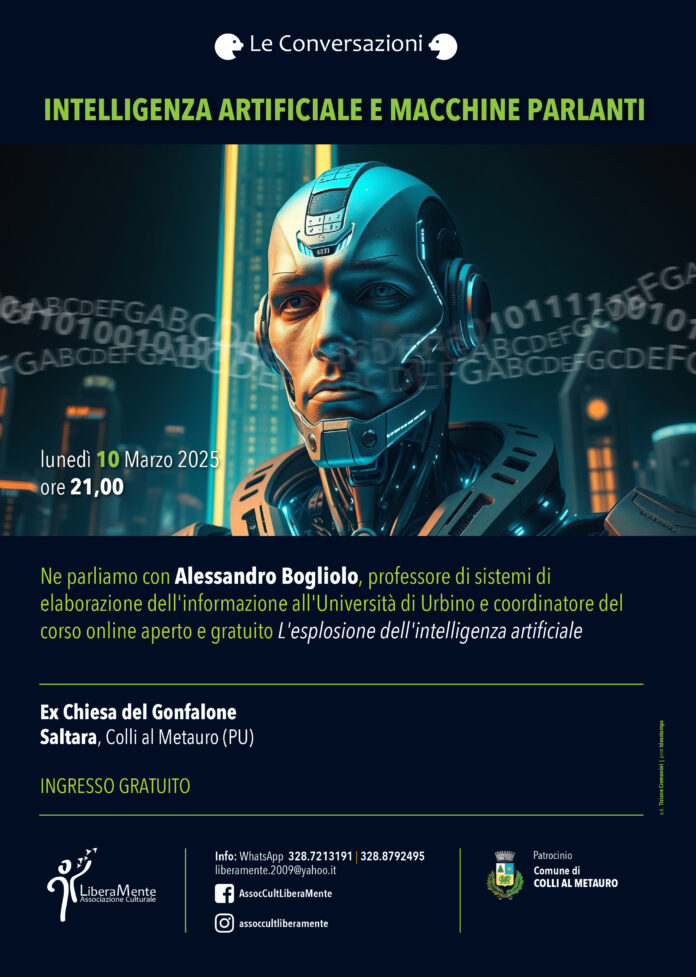 2025.3.10_Intelligenza Artificiale e macchine parlanti - locandina