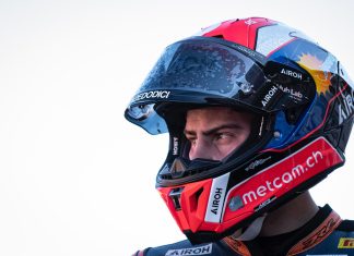 SuperSport 300 del Mondiale Superbike, il fanese Gaggi cade all’ultimo giro. Era quinto