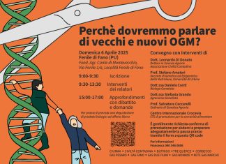 “Perché dovremmo parlare di vecchi e nuovi OGM?”. Il convegno di ieri, domenica 6 aprile, a Fenile di Fano