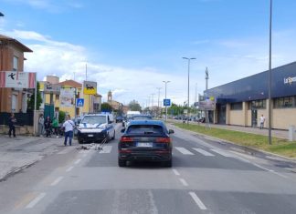 Fano, ciclista investito da un’auto sulla statale Adriatica