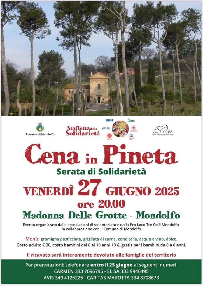 Cena in Pineta