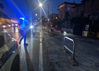 Fano, motociclista ferito trasportato ad Ancona in eliambulanza