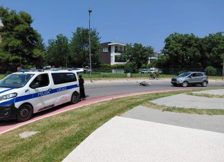 Fano, ciclista di 68 anni ferito in un incidente alla rotatoria Moro-Fanella