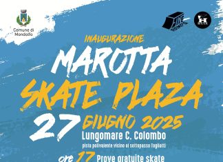 Venerdì 27 giugno si inaugura la skate plaza: nuova area per gli amanti dello skateboard sul lungomare di Marotta