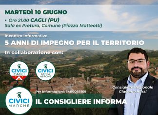 Giacomo Rossi, incontro pubblico a Cagli