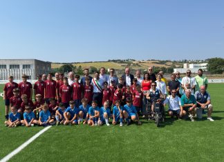 Marotta, inaugurati i lavori di riqualificazione del campo sportivo di via Martini