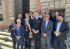 Il Ministro della Cultura Alessandro Giuli in visita a Cagli