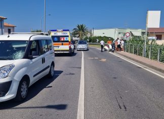 Fano, scontro sull’Adriatica Nord: ferito ventunenne