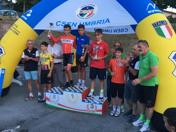 premiazione Esordienti a Gualdo