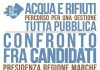 “Rete per i Beni Comuni”, rifiuti e acqua. Domani, sabato 6 settembre, a Urbino confronto tra i candidati Governatore delle Marche